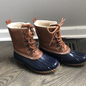 Esprit Rain Boots 👢blur and camel